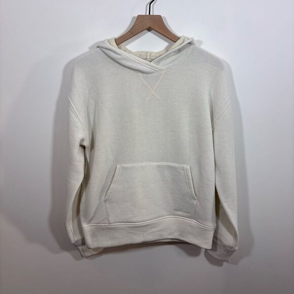 Smartwool Recycled Terry Hoodie Sweatshirt NEW with tags Size XS almond Unisex - Picture 3 of 14